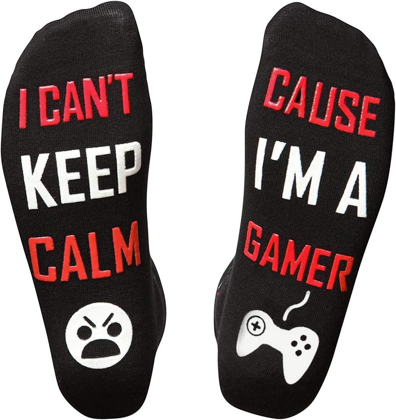 NDLBS Funny Christmas Gifts Novelty Gaming Socks Christmas Stocking Stuffers for Men Teens Boys Kids Him Adult Xmas Gifts - Image 1