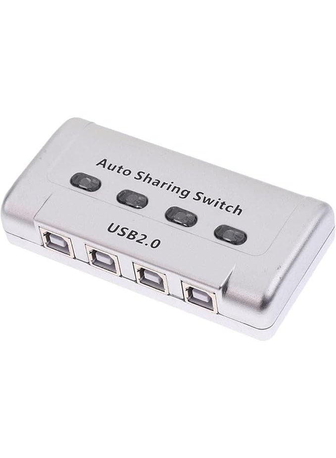USB Hightech USB Printer Auto Sharing Switch 4 Port multicolour - Image 1