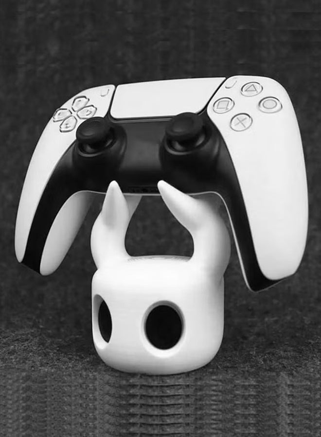 3D Printed Controller Stand with Hollow Anime Figure – Minimalist White Gaming Holder, 12CM PVC Decor Statue  - Image 4