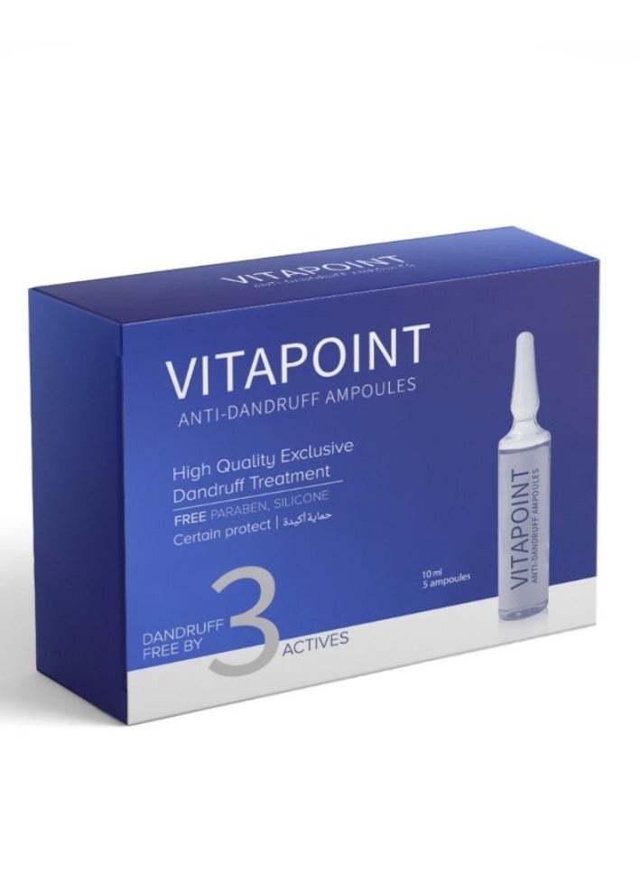 Melano Pharma Vitapoint Anti Dandruff Hair Ampoule 5 Ampoule X10 ml - Image 1