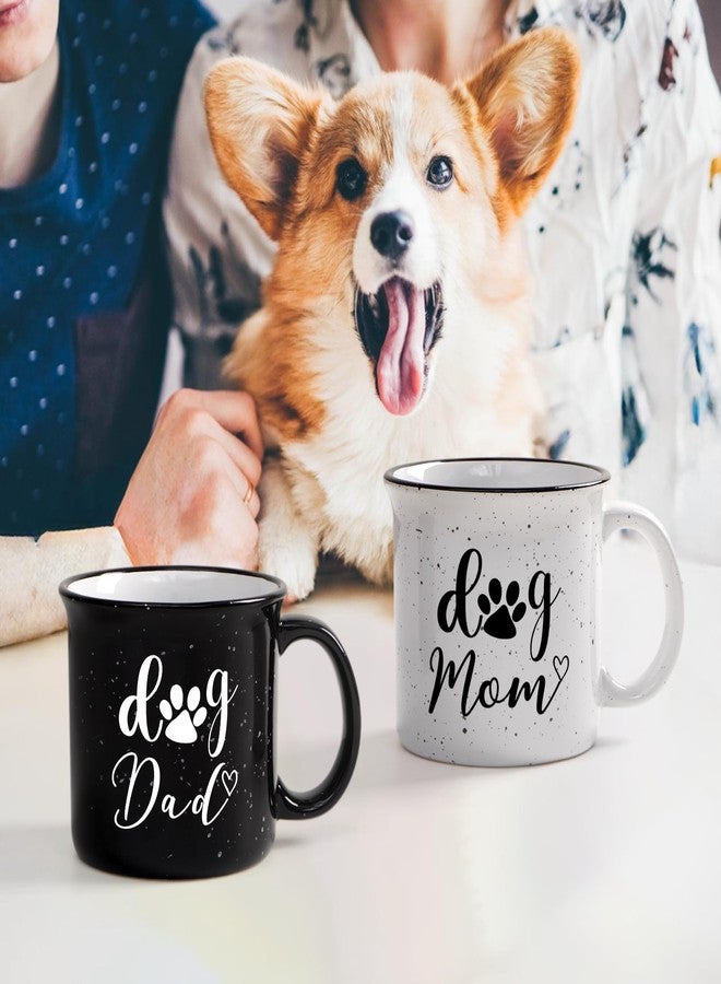 Cabtnca Dog Mom and Dad Mugs Gifts, Mothers Day Fathers Day Gift for Dog Owners Lovers Parents, Dog Mom Dad Christmas Gift for Women Men, Set of 2 Mugs 15 Oz - Image 3