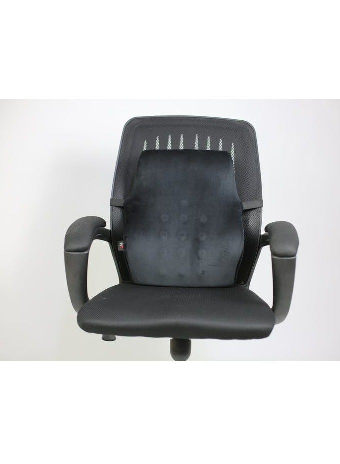 HT Medical Backrest Pillow for Spine and lower back pain, suitable for car chair, office and home, black - Image 4