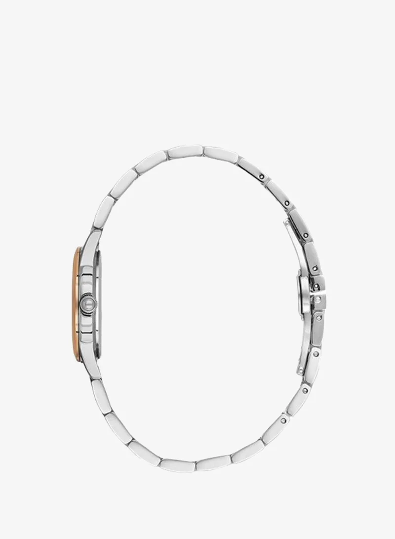 Freelook Paris Freelook - Naturelle Women's Watch | Steel Case | Stainless Steel Band | Silver & Round Dial | Analog | Japanese Quartz | Sapphire Crystal | Premium Luxury Watch | Ideal Gift | Water Resistant 50 Meters