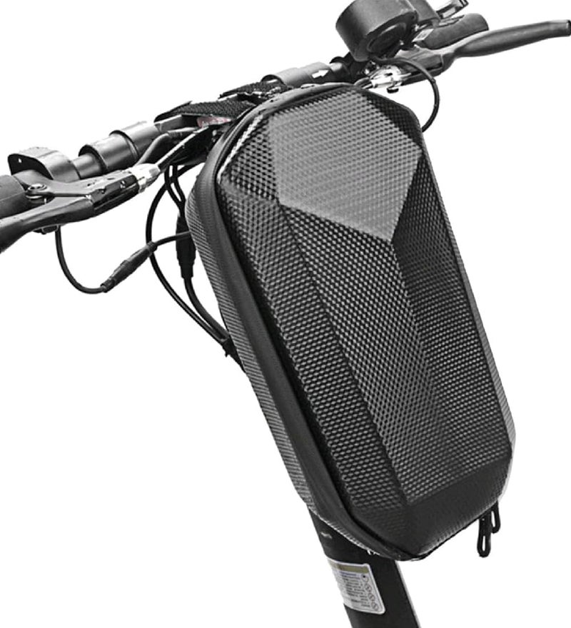 Leno Scooter Storage Bag - Scooter Handlebar Bag Hard Shell Waterproof 4L Front Suspension for Electric Scooters and Bikes - Image 1