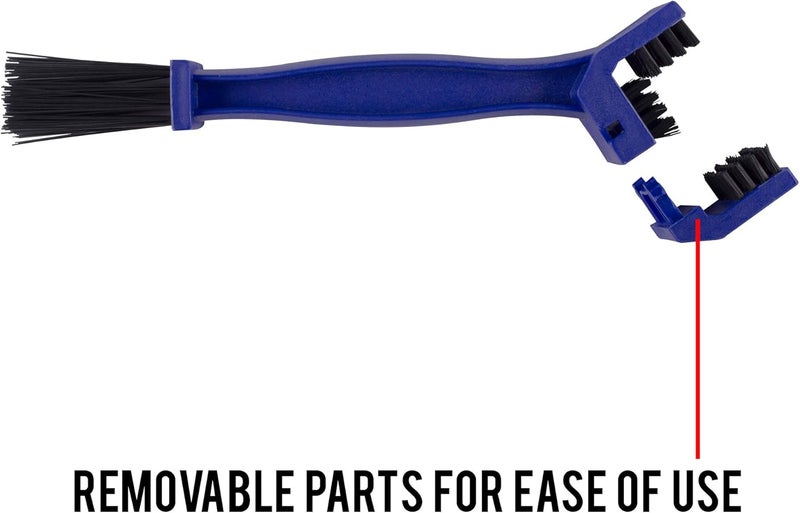 Autofy Universal Motorcycle/Cycle Chain Cleaner Brush for Bikes (Blue) [**Pack of 2**] Moisture proof - Image 4
