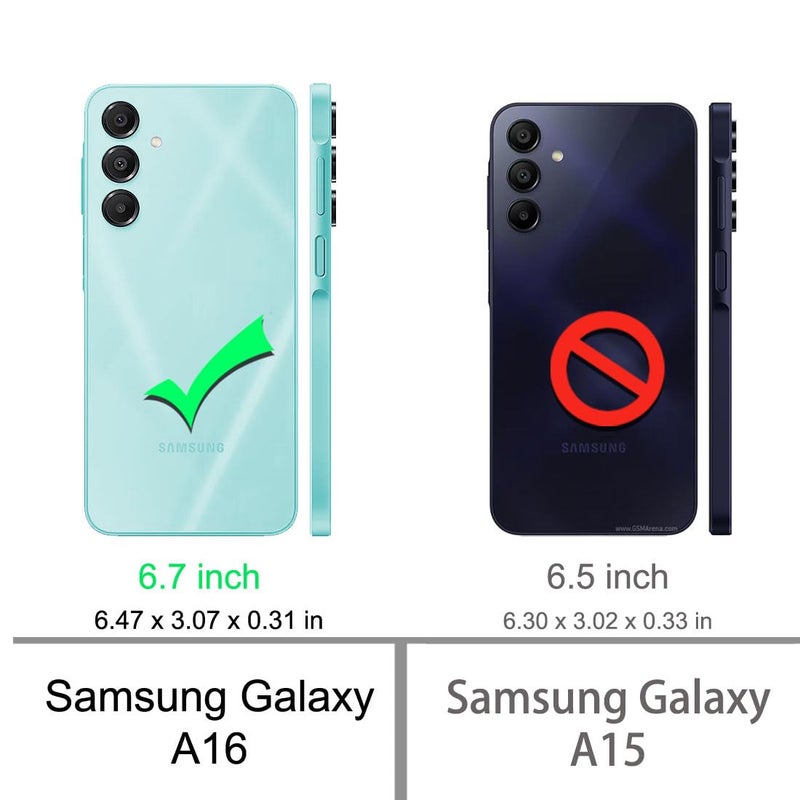 أوسوفر for Galaxy A16 5G Case: Women Girls with Screen Protector Reinforced Corners TPU Shock-Absorption Flexible Gradient Color for Samsung Galaxy A16 Phone Case Cover(Purple Blue) - Image 2