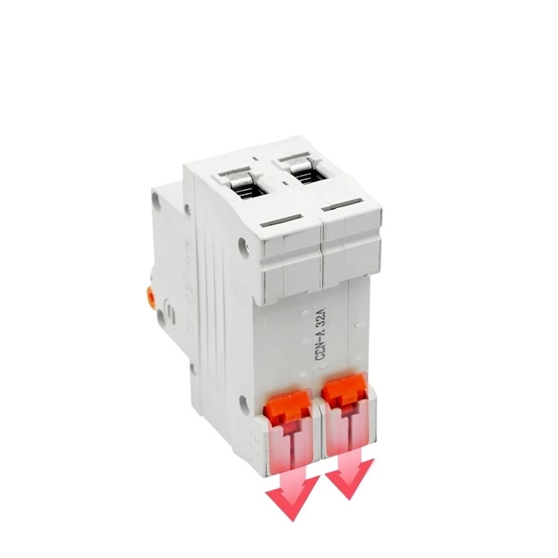 Circuit Breaker, Miniature Circuit Breaker Solar Breaker 2P 1000V 63A for Solar PV System Thermal Magnetic Trip(40a) - Image 2