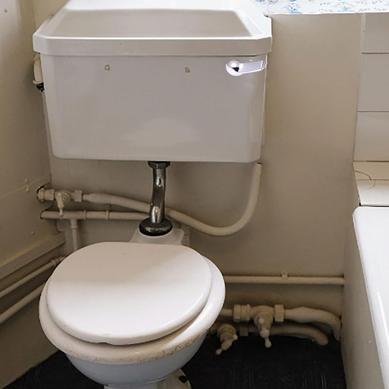 3 قطع من مقابض تدفق المرحاض النحاسية البديلة للرافعة للمراحيض المثبتة على الجانب - Image 3