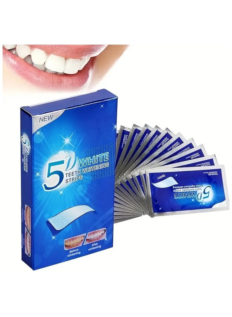 ORiTi 14 pcs Teeth Cleaning Strips, Non-Sensitive Cleaning Strips For Teeth Cleaning, Cleaning Stains At Home Travel - Image 1