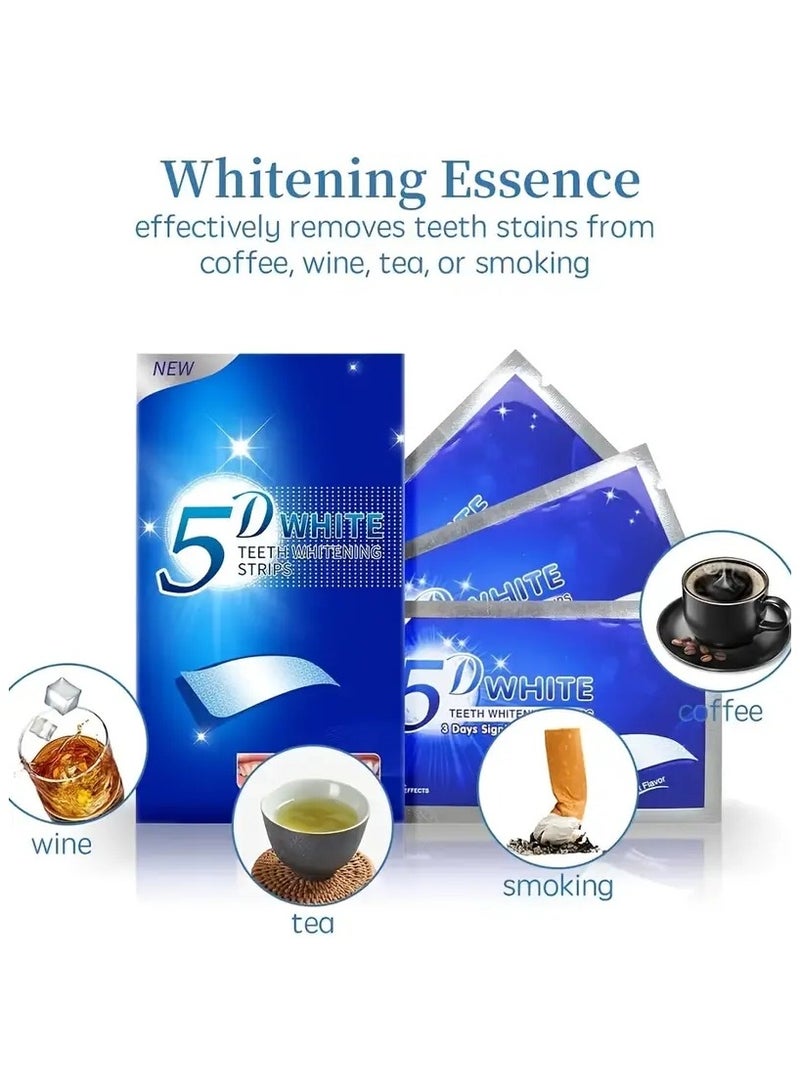 ORiTi 14 pcs Teeth Cleaning Strips, Non-Sensitive Cleaning Strips For Teeth Cleaning, Cleaning Stains At Home Travel - Image 2