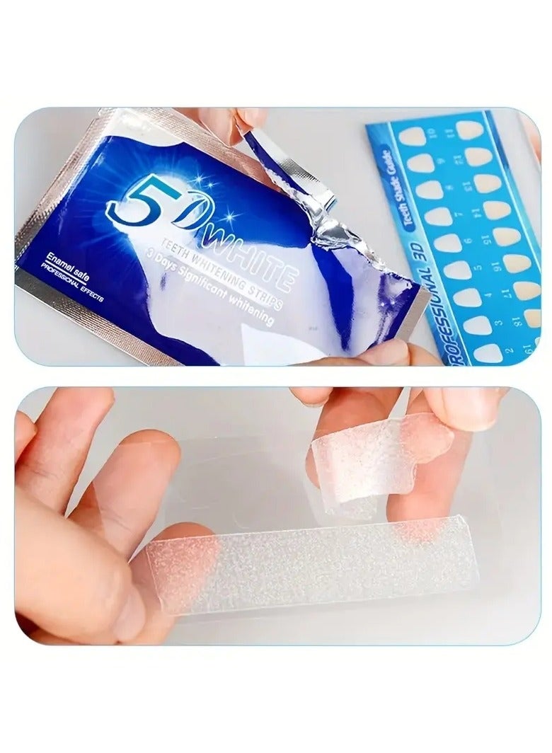 ORiTi 14 pcs Teeth Cleaning Strips, Non-Sensitive Cleaning Strips For Teeth Cleaning, Cleaning Stains At Home Travel - Image 5