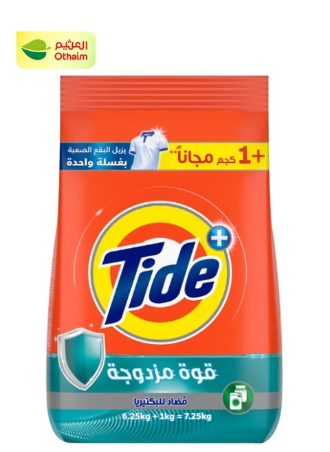 مسحوق منظف تيد المضاد للبكتيريا ، تلقائي ، 6.25 كجم +1