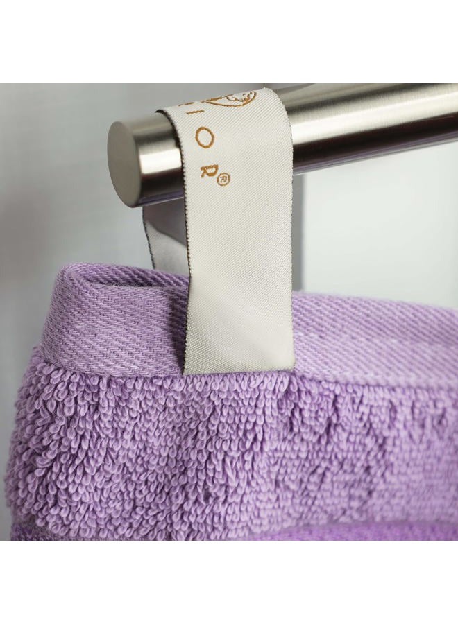 Superior Egyptian Cotton 3-Piece Towel Set, Basic Towels For Bathroom, Home Decor, Guest Bath, Shower, Apartment, Included 1 Face, 1 Hand, 1 Bath Towel, Washcloth, Quick Dry, Royal Purple - Image 5
