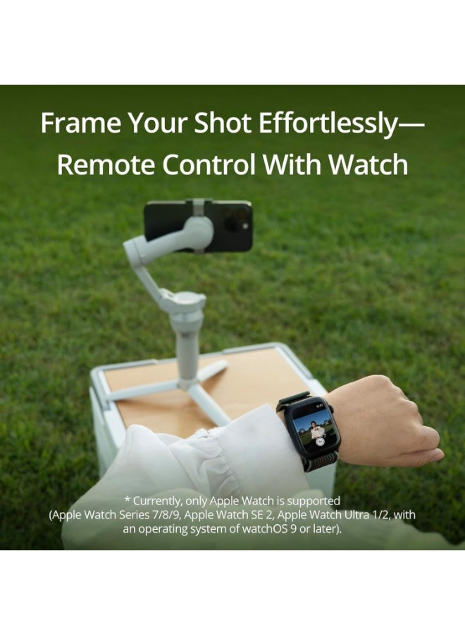 Osmo Mobile SE Smartphone Gimbal, 3-Axis Stabilization, Handy and Android iPhone Gimbal with ShotGuides, ActiveTrack 6.0, Vlog Stabilizer, Athens Grey - Image 3