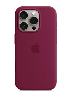 Wtech Apple iPhone 16 Pro Max 2024 Premium Soft Liquid Silicone Case Cover - Plum  - Image 2