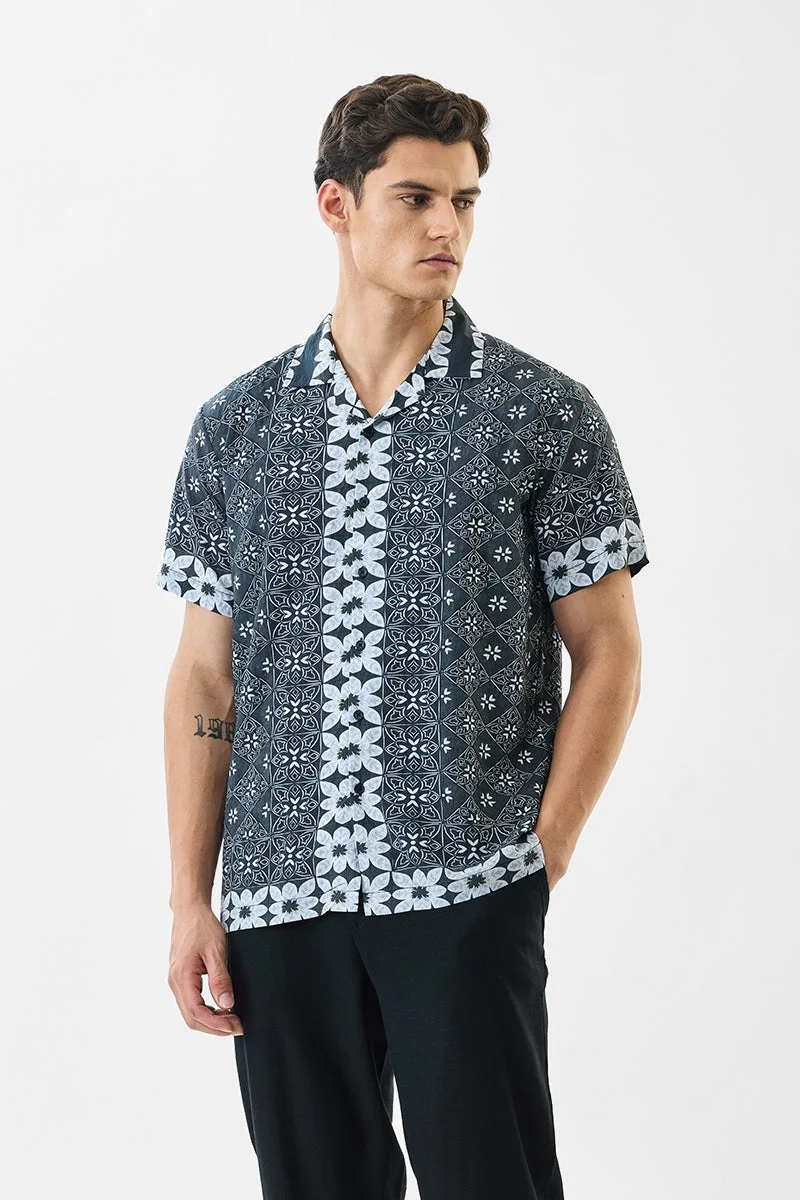 SNITCH Floral Box Fit Shirt