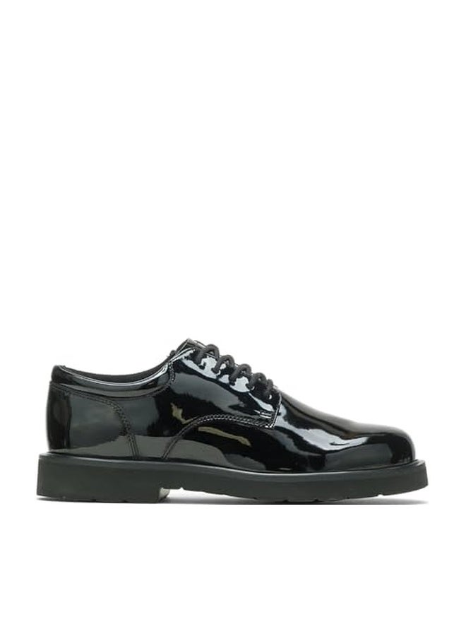 Bates Men's High Gloss Duty Oxford, Black, 11 M US - Image 1