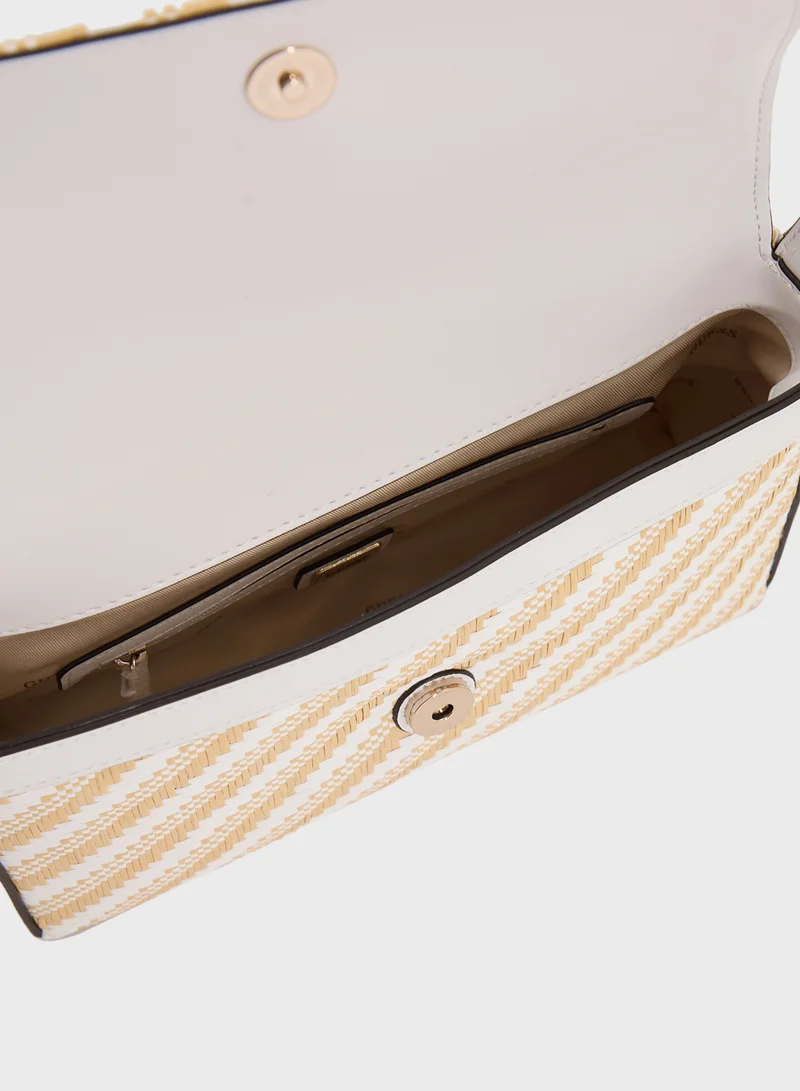 جس Simona Flap Shoulder Bag
