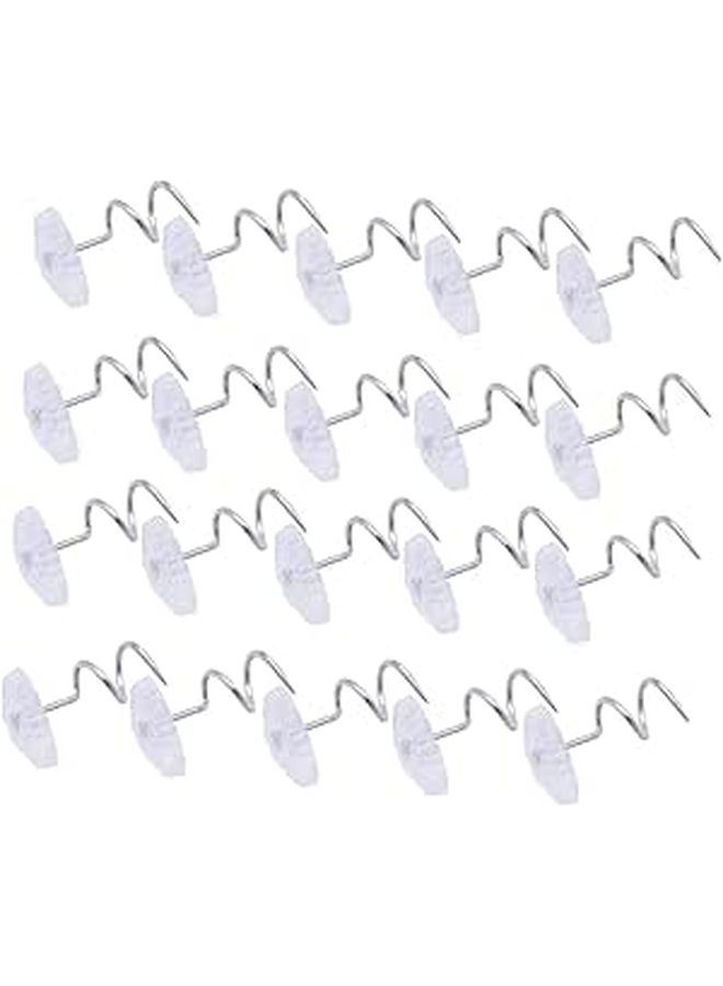 Upholstery Twisted Head Pins 60 Pcs Sofa Skirt Fixing Nails for Home Decor - Image 1