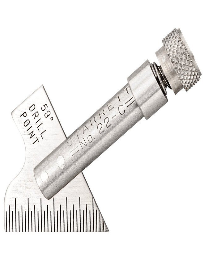 ستارريت مقياس نقطة الحفر Starrett 22D، رأس منزلق، طول 6 بوصات - Image 1