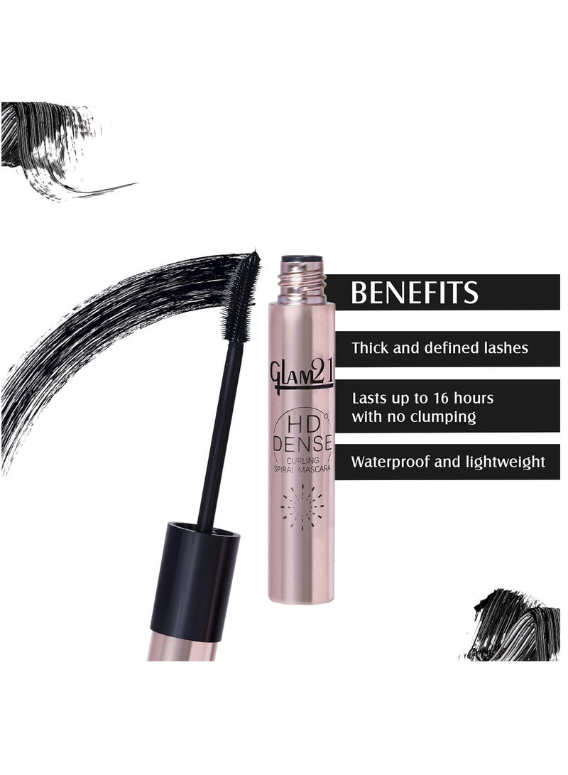 غلام جلام 21 HD ماسكارا كثيفة مع فرشاة صغيرة باللون الأسود - Image 3