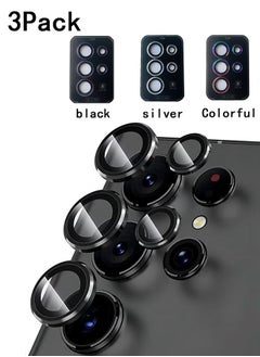 KENSUO 3Pack for Samsung Galaxy S25 Ultra Camera Lens Protector, HD Anti-Glare, Case Friendly, Ultra Color Reproduction, Ultra-thin 9H Tempered Glass, Scratch-Resistant, Individual Lens Protector Easy Installment Clear  - Image 1