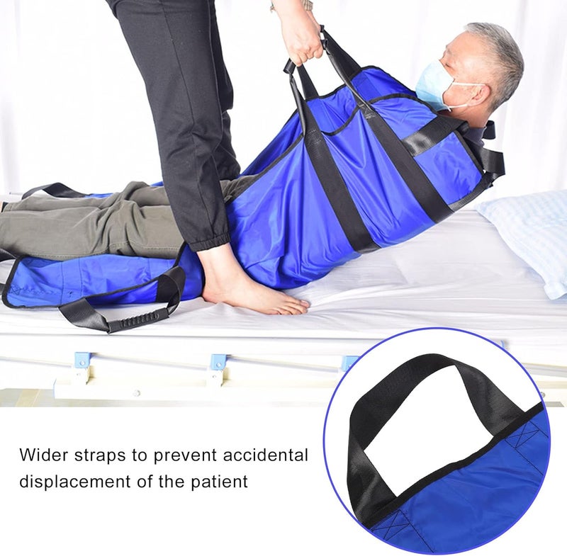 klarako Patient Transfer Sheet, Bed Transfer Boards with Wide Straps, Positioning Sheet Transfer Pad for Disabled Lower Limb, Bedridden Paralysed Patients - Image 4