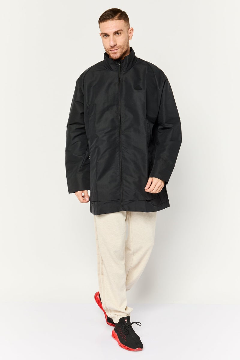 Adidas Men Sportswear Fit Long Sleeves Outdoor Jacket, Black - Image 4