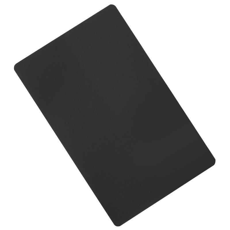 50Pcs Impressive Blanks Laser Mark Engraved Metal Business Visiting Name Cards (Black) - Image 5