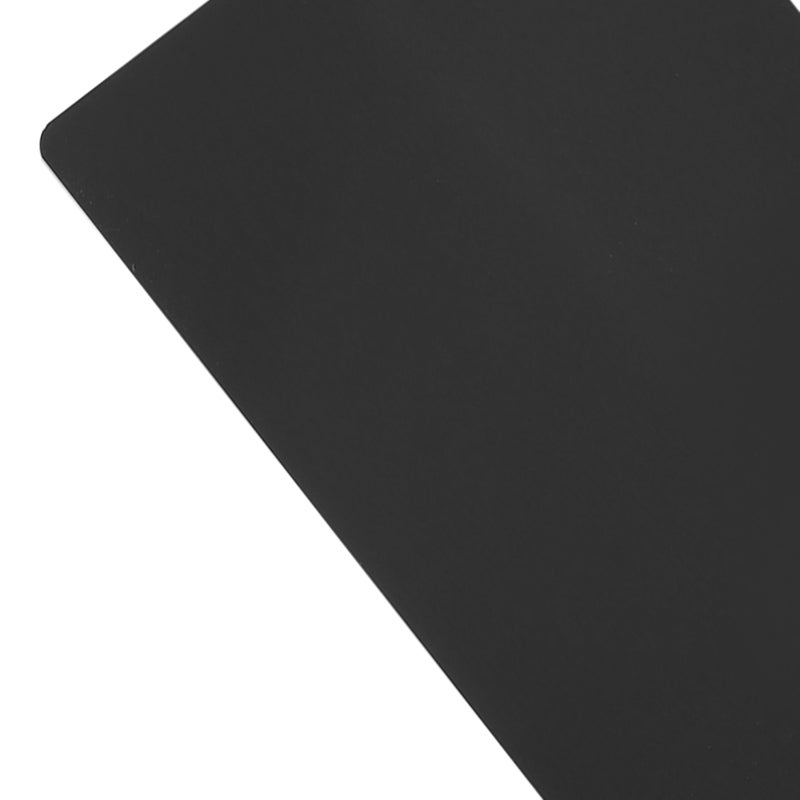 50Pcs Impressive Blanks Laser Mark Engraved Metal Business Visiting Name Cards (Black) - Image 1