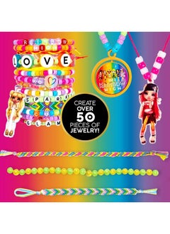 RAINBOW HIGH Ultimate Jewelry Studio 2500+ Beads Create 50+ Pieces Of Jewelry Toys Great Bead Kit For Sleepovers Girls Night Weekend Diy Alphabet Bracelets For Kids Ages 6 7 8 9  - Image 5
