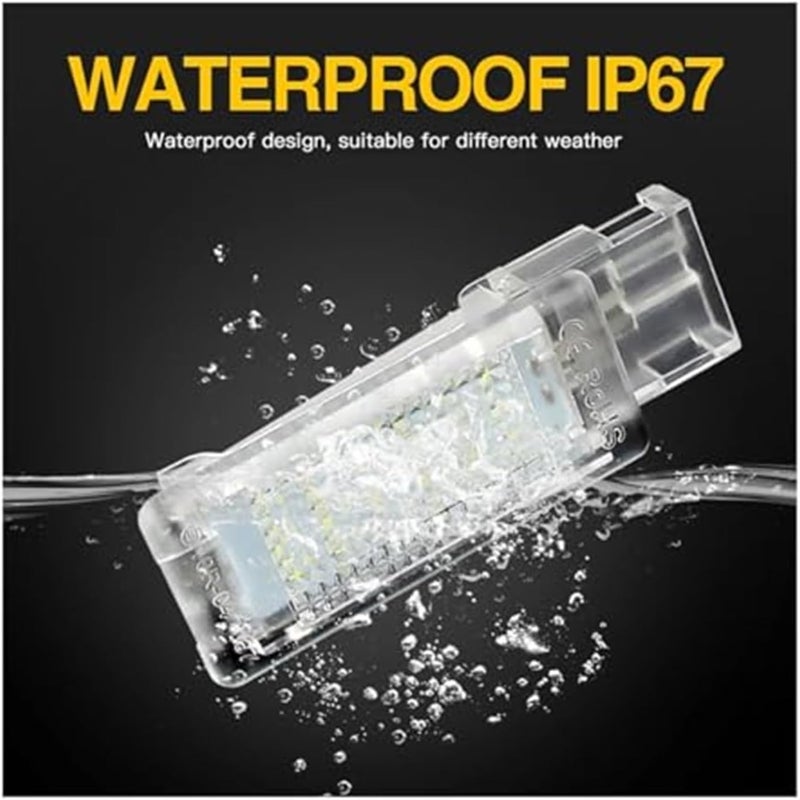 Wivplex 2Pcs LED License Plate Light for Seat Vehicles - Image 4
