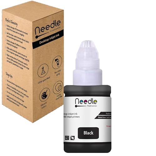 needle ; Pin point precision Needle 135gms GI790 Compatible Refill Ink | Made in India | for Canon Pixma G1000 G1010 G2000 G2010 G3000 G3010 G4000 G4010 G4085 - Printers (Black) - Image 2