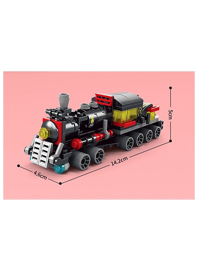 118 train series building blocks, 6 variants, capable of synthesizing train shapes, widely compatible, children's puzzle toys - Image 2
