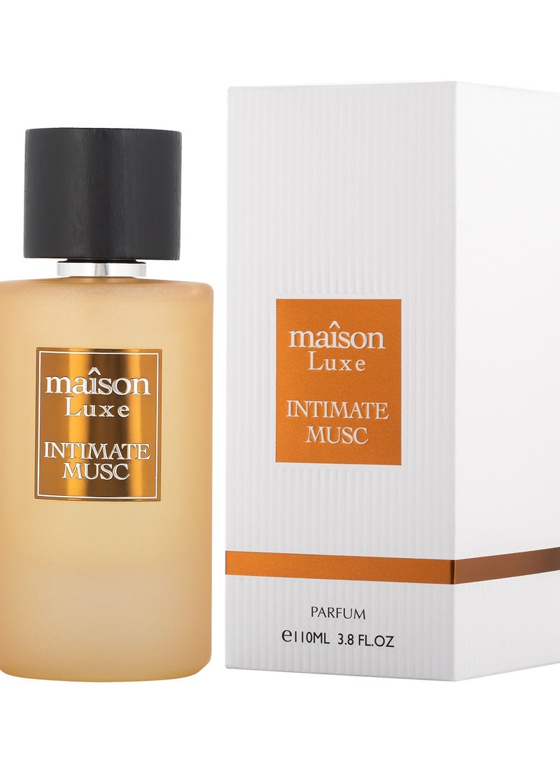 Hamidi Alcohol Free Perfumes for Men Maison Luxe Intimate Musk Eau De Parfum 110ml - Image 3