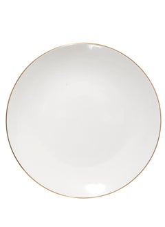 LOFT Kitchen Dinnerware  Pearl Rims Dinnerware ,Set OF 6-,D19XH4CMS,WHITE,PORCELAINE-154862  - Image 3