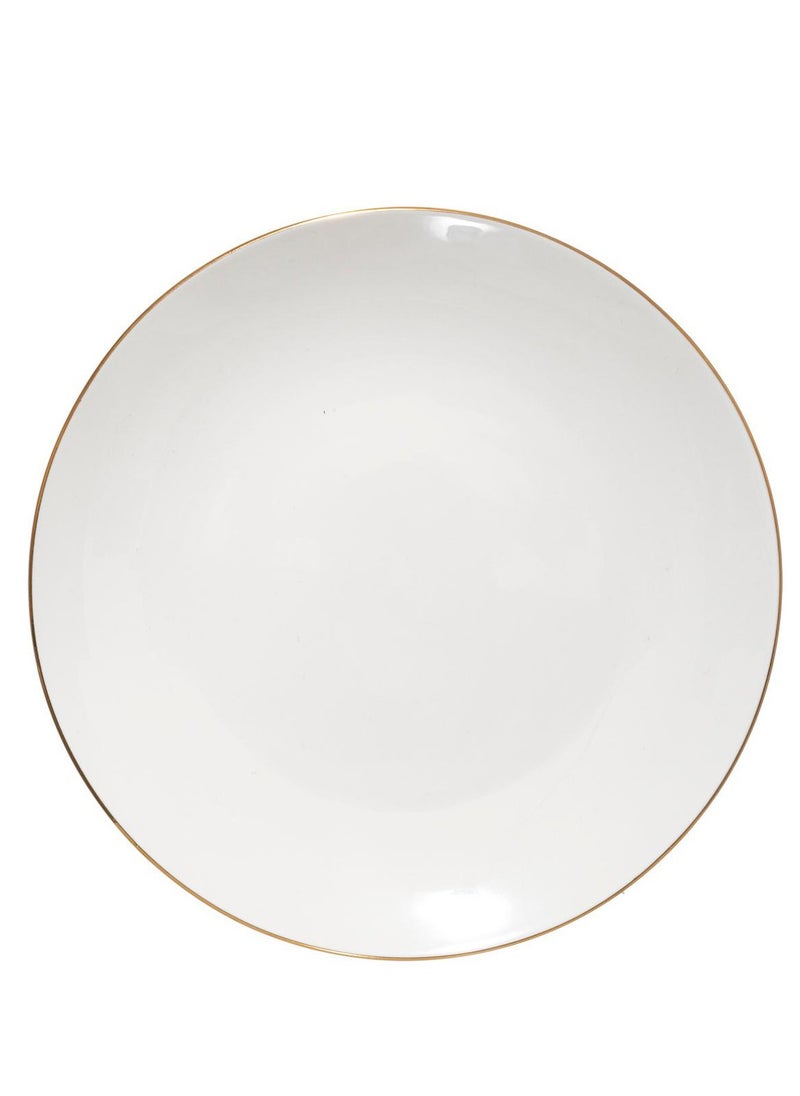 LOFT Kitchen Dinnerware  Pearl Rims Dinnerware ,Set OF 6-,D19XH4CMS,WHITE,PORCELAINE-154862  - Image 3