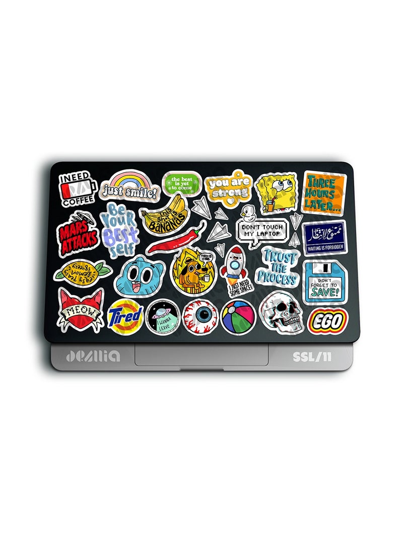 ديزليا ملصقات لاب توب - SSL/11 - Funny collection 1  - Image 2