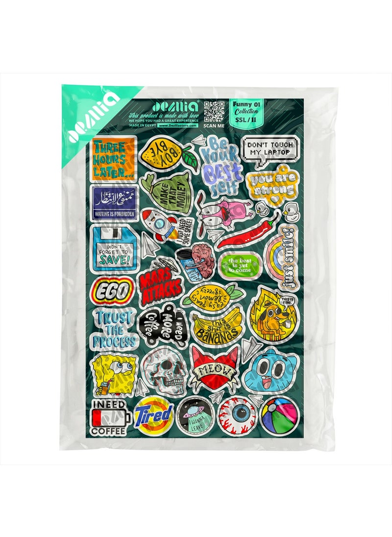 Stickers For Laptop - SSL/11 - Funny collection 1 - pzsku/ZA43093659596A90B1D33Z/45/1741156316/12c5996c-dd44-4515-a72e-d743d368d1f2