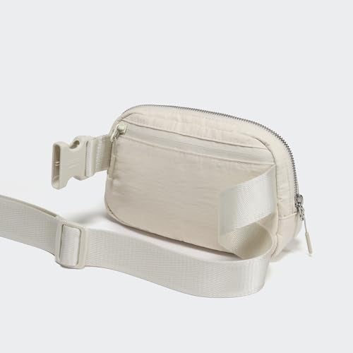 Pander حقيبة حزام باندر للجنسين للنساء مع حزام قابل للتعديل، حقيبة خصر صغيرة للتمارين والجري والسفر والتسلق. (أوبال أبيض) - Image 4