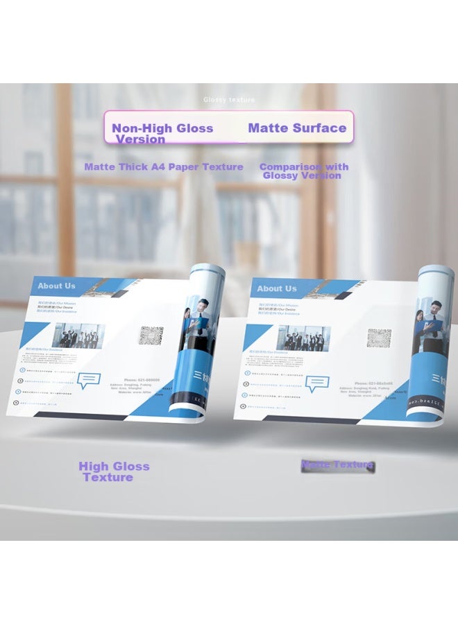 Deli Deli A4 230g Double-sided Color Inkjet Printing Paper For Flyers, Brochures And Advertising, 50 Sheets/pack, 11834 - Image 5