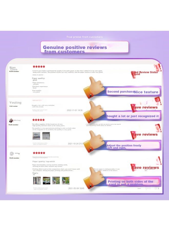 Deli Deli A4 230g Double-sided Color Inkjet Printing Paper For Flyers, Brochures And Advertising, 50 Sheets/pack, 11834 - Image 4