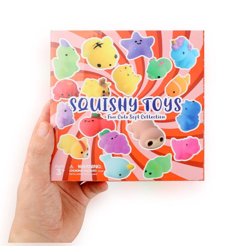 nobasco Squishies, 26 Pack Mochi Squishy Toys - Kawaii Cat Squishys Slow Rising Animals - Party Favors, Goodie Bag, Birthday Gifts, Mini Squishies Stress Reliever Toy - Image 5