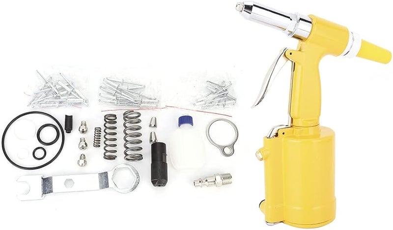 Air Riveter Tool with 4 Mouths 0 09 0 13 0 16 0 19in Weight Aviation Aluminum for Car Repair - Image 1