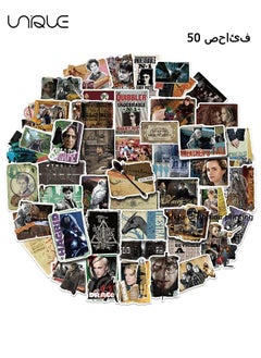 50 Pcs Harry Potter Movie Poster Stickers - Waterproof Laptop Sticker Decal Water Bottle Laptop Skateboard Bumper for Kids Teen Girls