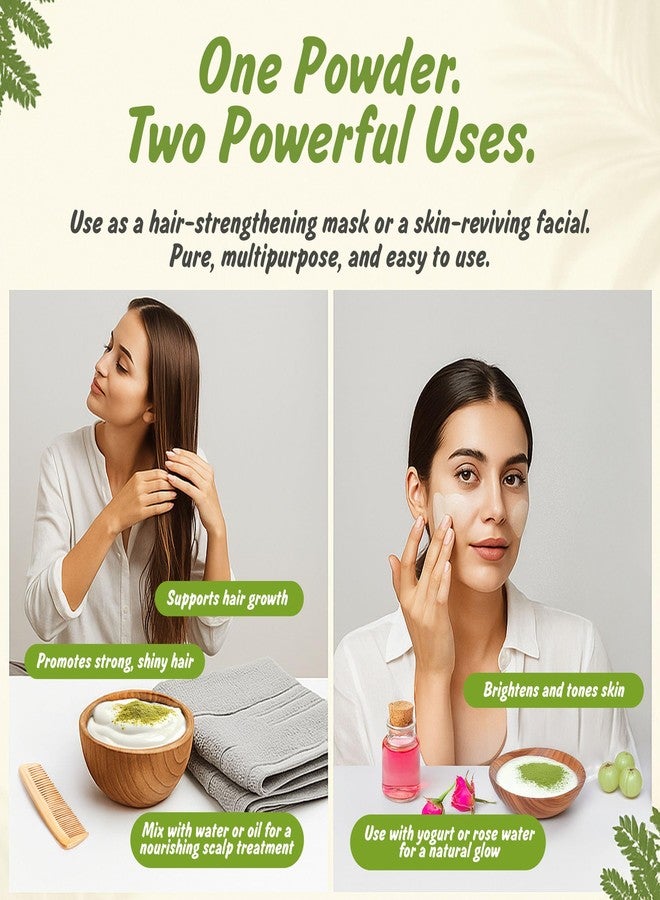 Spice Profile USDA Organic Amla Powder, Lab Tested for Heavy Metals, Resealable 4oz Pouch, Amalaki, Grosella Espinosa India - Image 3