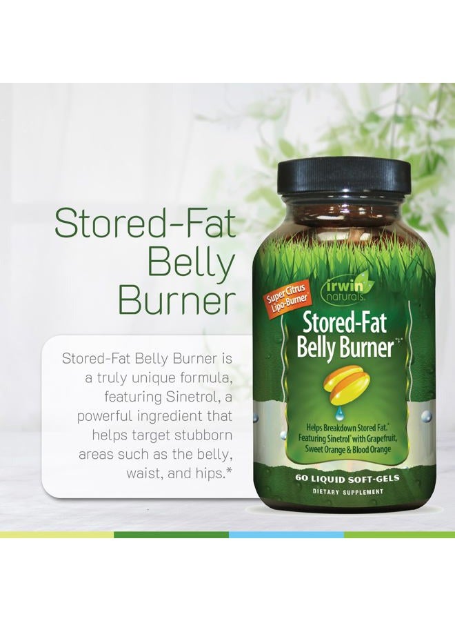 Irwin Naturals Stored-Fat Belly Burner – Sinetrol Citrus Blend for Fat Metabolism & Healthy Body Composition Support – Citrus Peel Complex + BioPerine - 60 Liquid Soft-Gels - Pack of 2 - Image 5