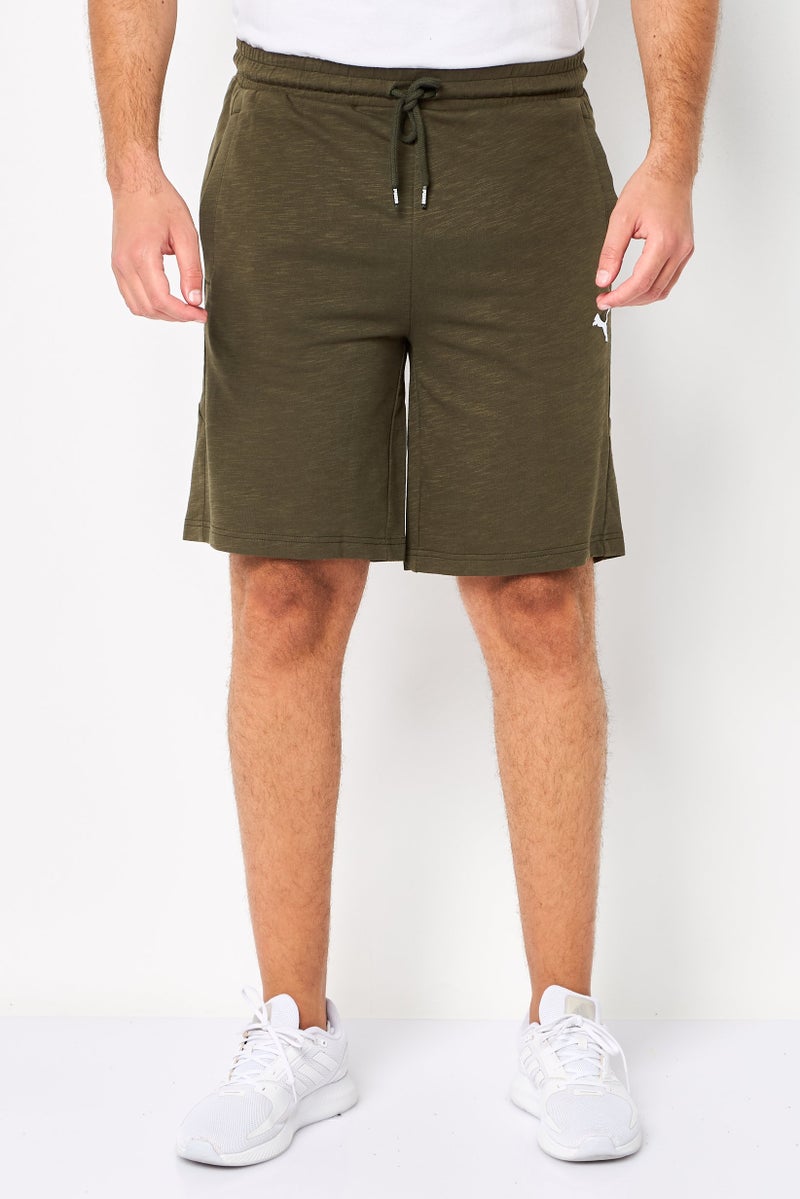 PUMA Men Slim Fit Outdoor Shorts, Olive - Image 1