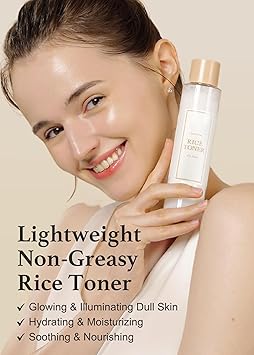 Imfrom Im from Rice Toner 7778 Rice Extract from Korea Glow Essence with Niacinamide Hydrating for Dry Skin Vegan Alcohol Free Fragrance Free Peta Approved 507 Fl Oz Valentine - Image 3