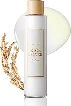 Imfrom Im from Rice Toner 7778 Rice Extract from Korea Glow Essence with Niacinamide Hydrating for Dry Skin Vegan Alcohol Free Fragrance Free Peta Approved 507 Fl Oz Valentine - Image 1